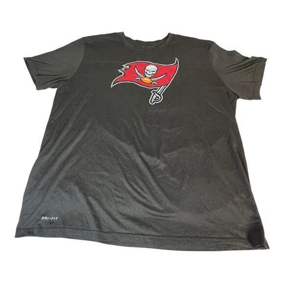 Nike Tee NFL Team Apparel Tampa Bay Bucs Bucaneers Football 2XL Dri-Fit XXL - Picture 1 of 6